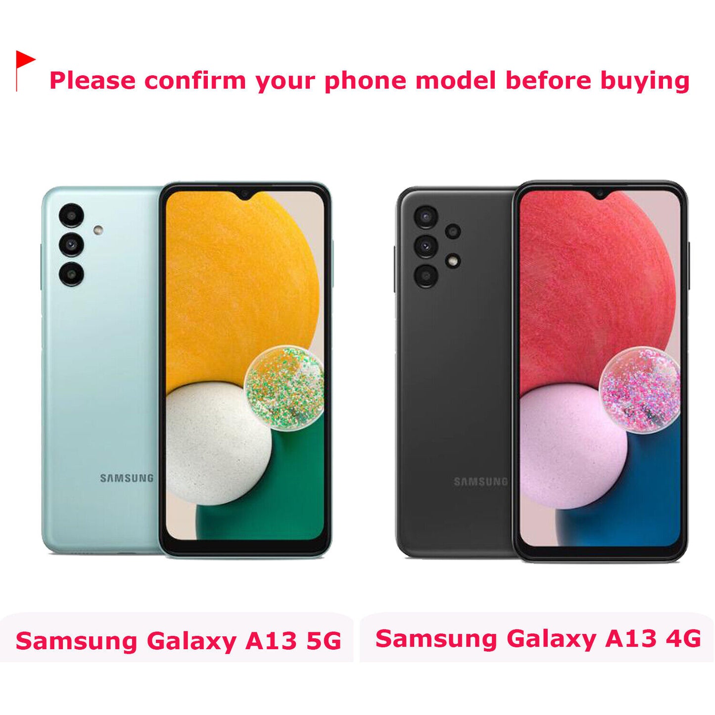 For Samsung A14 A53 A13 A54 52Luxury Retro Leather Wallet Case Phone Stand Cover