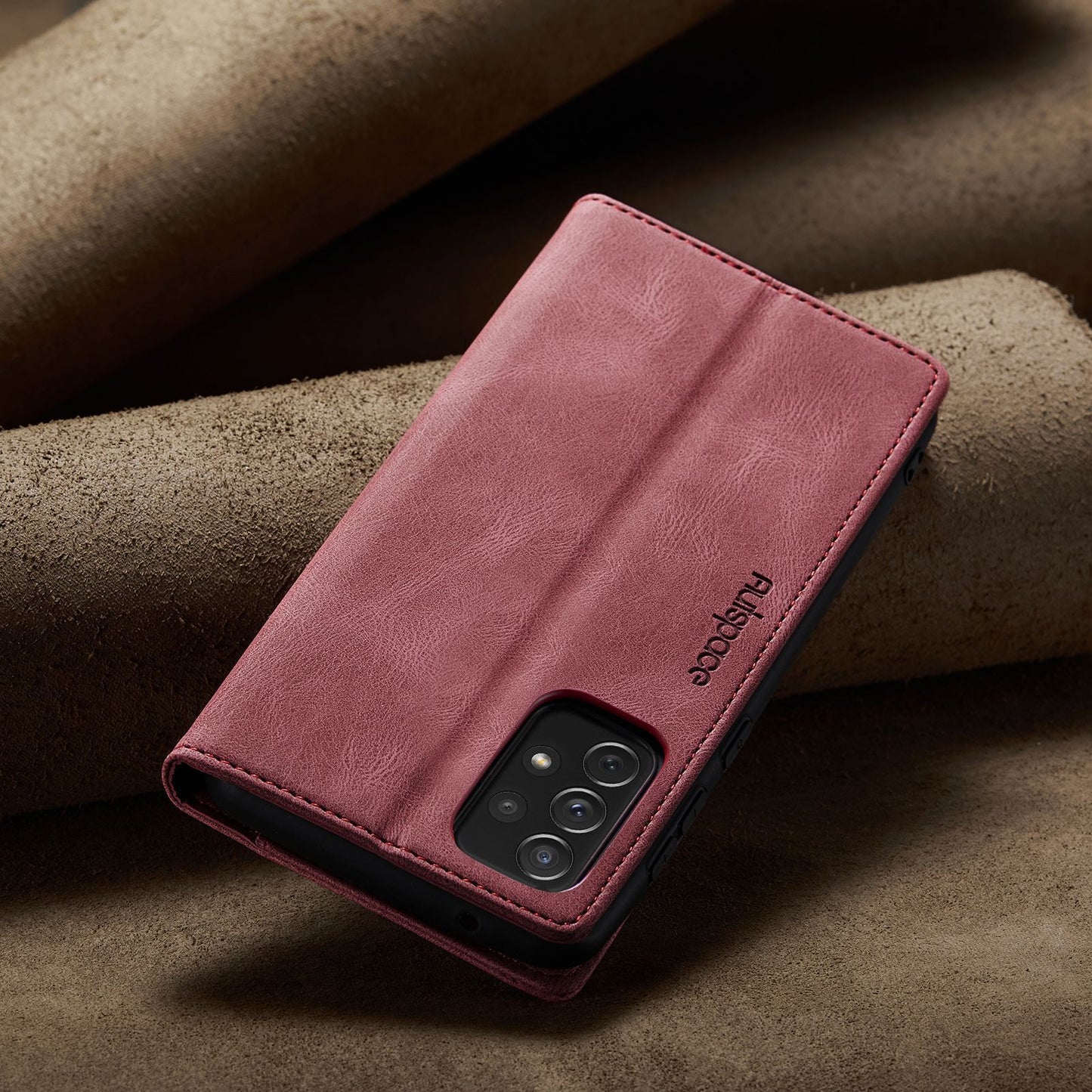 For Samsung A14 A53 A13 A54 52Luxury Retro Leather Wallet Case Phone Stand Cover