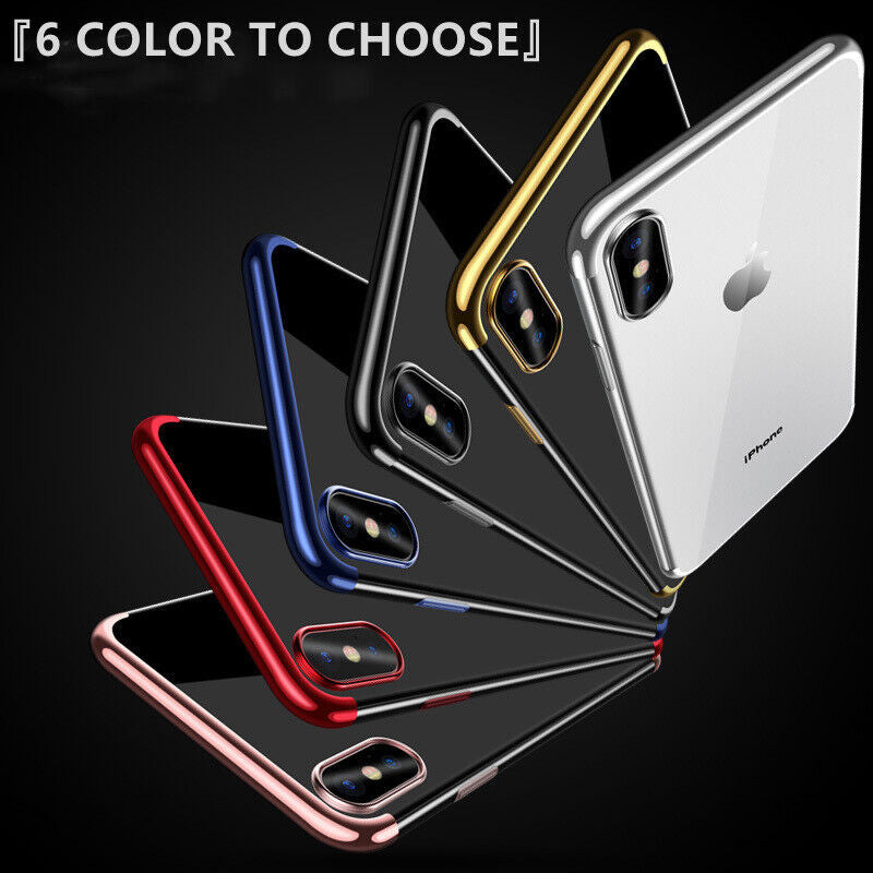 For Iphone 6S 7 8 SE Samsung S9 plus Case TPU Silicone Soft Gel Shockproof Cover