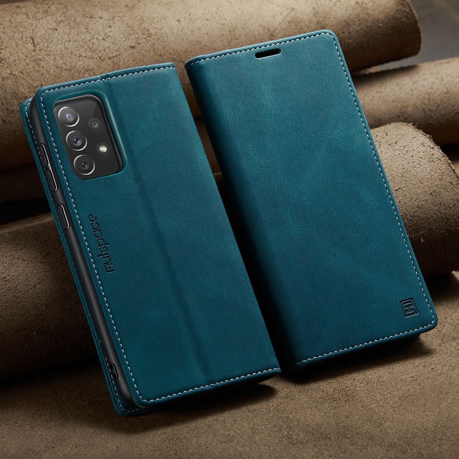For Samsung A14 A53 A13 A54 52Luxury Retro Leather Wallet Case Phone Stand Cover