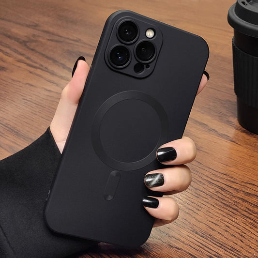 Original for Magsafe Magnetic Wireless Charge Case for Iphone 16 13 11 12 14 15 Pro Max plus Matte Phone Cases Accessories Cover